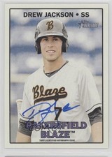 2016 Topps Heritage Minor League Edition Real One Drew Jackson #ROA-DJ Auto d4y