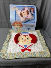 Vintage Raggedy Andy Pillow Cover 14x14 NIP 