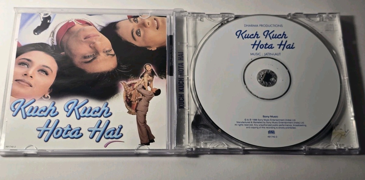 Kuch Kuch Hota Hai Soundtrack CD 1998 Sony India Bollywood Jatin