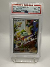 Bulbasaur 143/142 Sv07: Stellar Crown Holo PSA 10