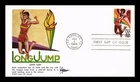DR JIM STAMPS US COVER OLYMPICS LONG JUMP FIRST DAY ISSUE GILL CRAFT CACHET