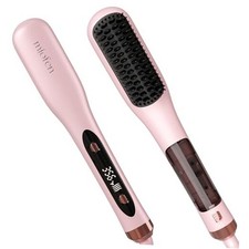 Steam Hair Straightener Brush, 3-in-1 Hair Straightening Brush for Frizzy,