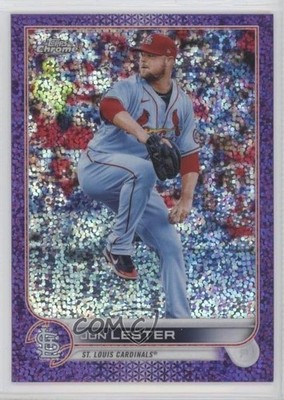 2022 Topps Chrome Purple Speckle Refractor 16/299 Jon Lester #187 0z0v