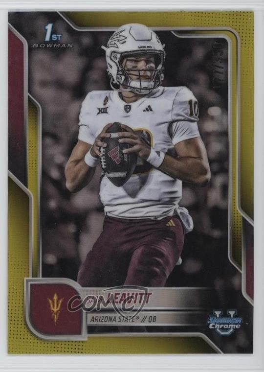 2025 Bowman U Chrome Yellow Refractor 177/350 Sam Leavitt #195 0dv1