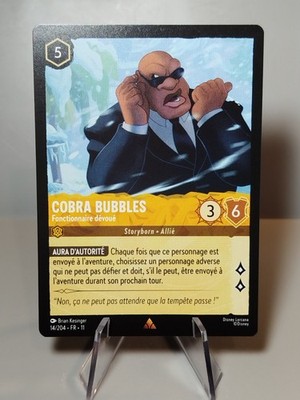 LORCANA FR - Kapitel 11 14/204 Cobra Bubbles - Selten Neu