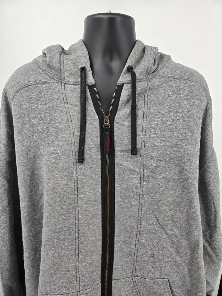 Nike Pullover Hoodie Jacket 4XL Gray Fleece Basketball FB11 Casual Logo Full Zip - Image 4 of 4