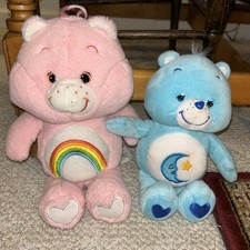 Vintage Care Bears Plush Lot Bedtime Cheer Bear --imperfect