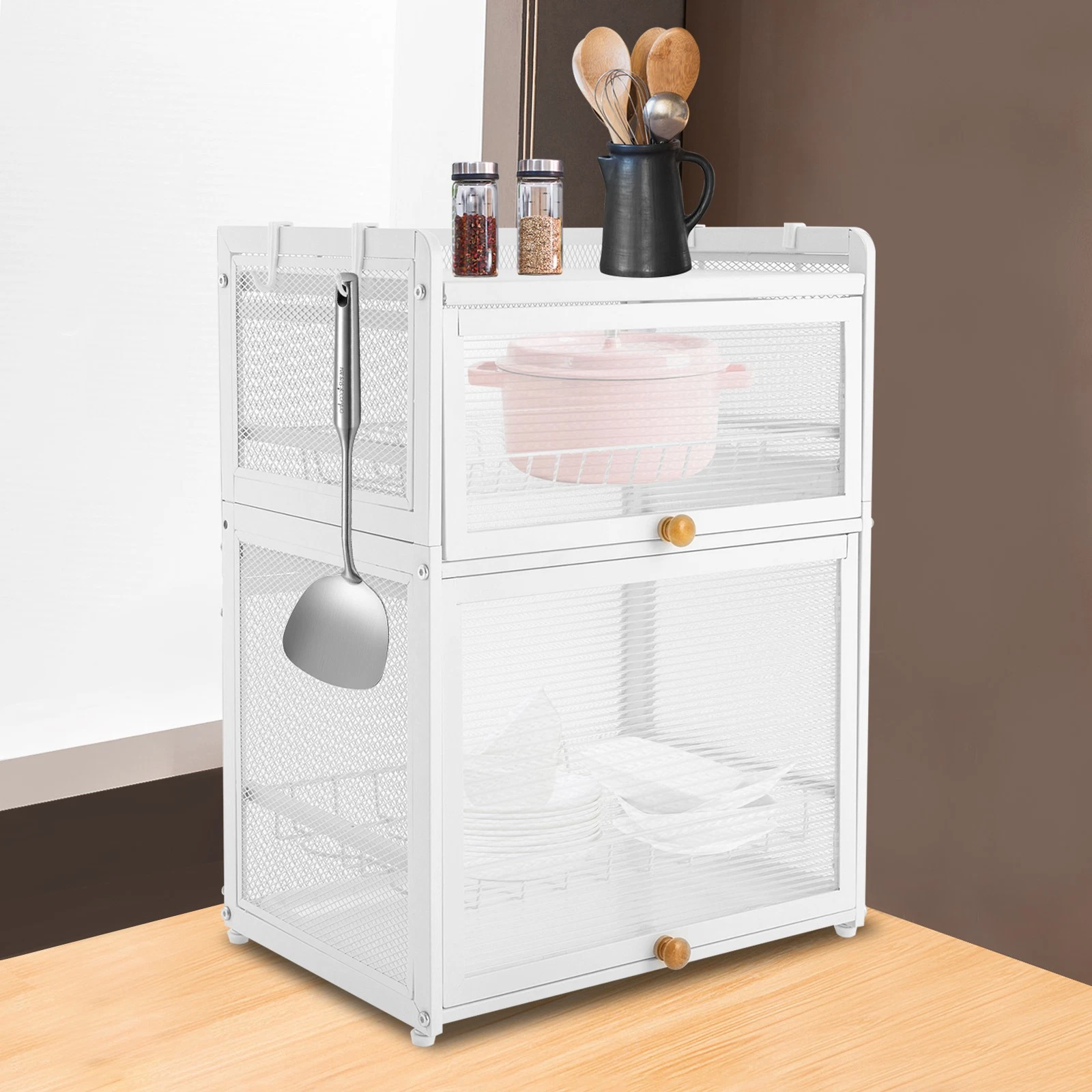 3 Tier Dish Drying Rack Modern Household Dish Organizer Kitchen Storage Racks