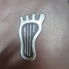 Gal-Custom Barefoot Gas Pedal Vintage Aluminum Foot Shaped Car Accessory