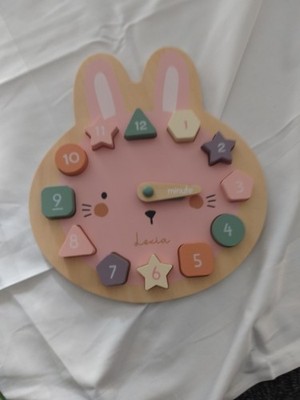 Mein 1. Jahr - Hasenuhr Puzzle - personalisiert - Lexia
