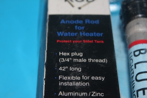 Blue Lightning Rod Water Heater Anode Rod 1027500 42" Cut To Fit Aluminum Zink - Picture 5 of 14