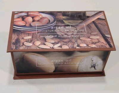Argan Oil Bath Bar Soap 312 g (11oz) With Magnetic Gift Box BIG