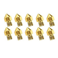 Nozzle Replacement Set Ten Pieces Compatible with Most Standard Filaments