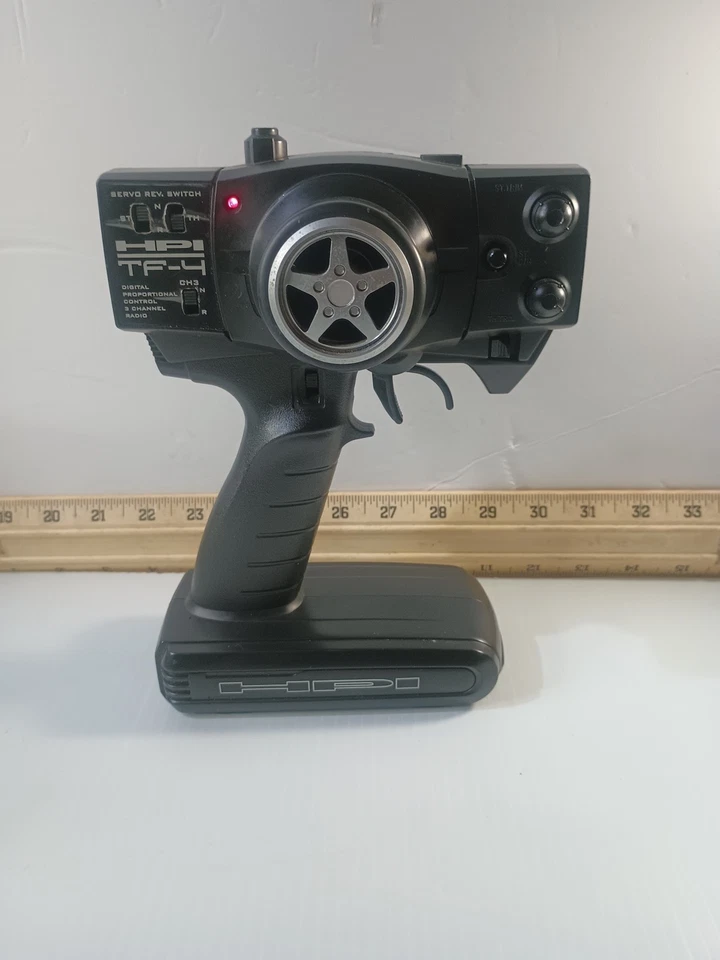 Transmisor Control Remoto HPI TF-4 RC 3 Canales Sin Antena Sin Chip Usado.  Foto 4 de 4