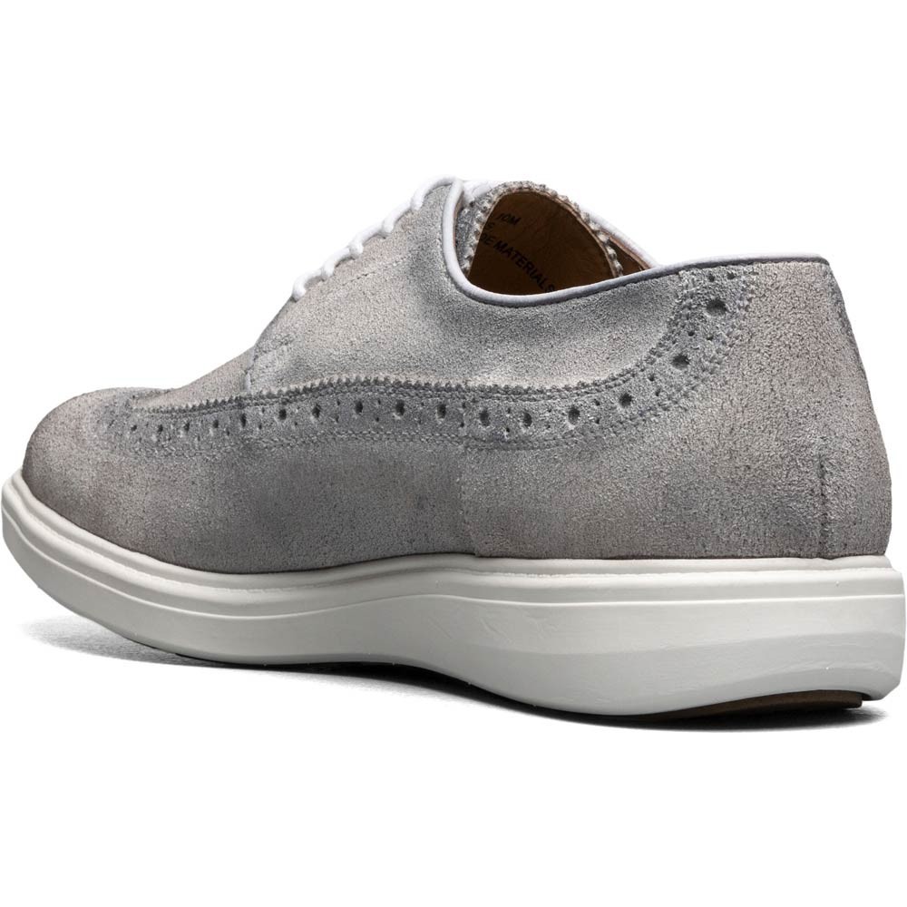 Stacy Adams Shoes Trudell Wingtip Lace Up Light Gray Size 12 — photo 2