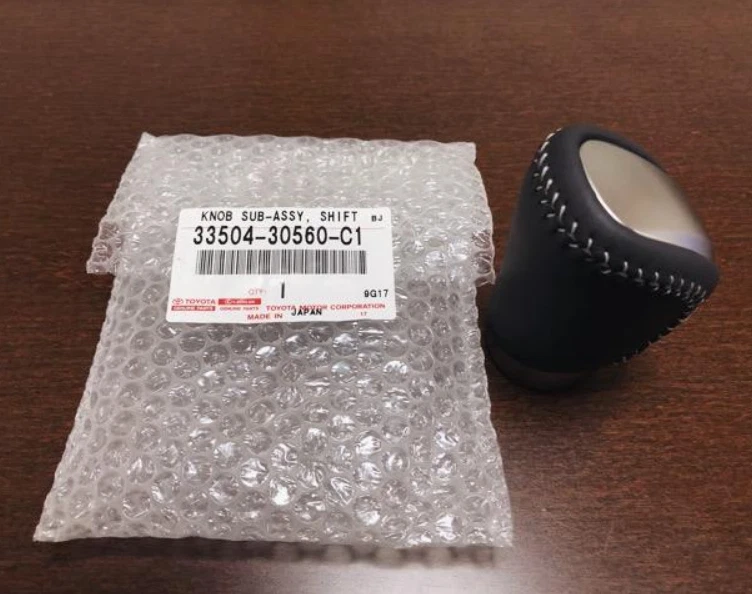 Perilla de cambio genuina Toyota Lexus GS GS200t GS300 GS350 GS450h 33504-30560-C1 OEM Foto 3 de 4