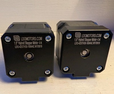Two LDOmotors NEMA 17 gearless bipolar stepper motor 1.8