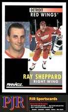 Ray Sheppard 1991-92 Pinnacle #155 Detroit Red Wings