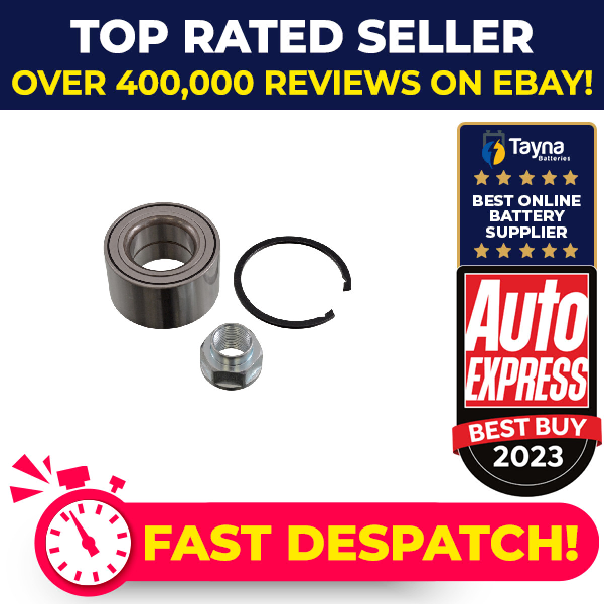 Wheel Bearing Kit fits DAIHATSU SIRION M3, M301 1.3 Front 2005 on K3-VE Quality
