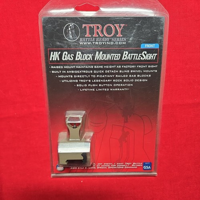 #ad Troy Front Folding Picatinny Railed GB Mounted Battle Sight FDE NEW $89.99