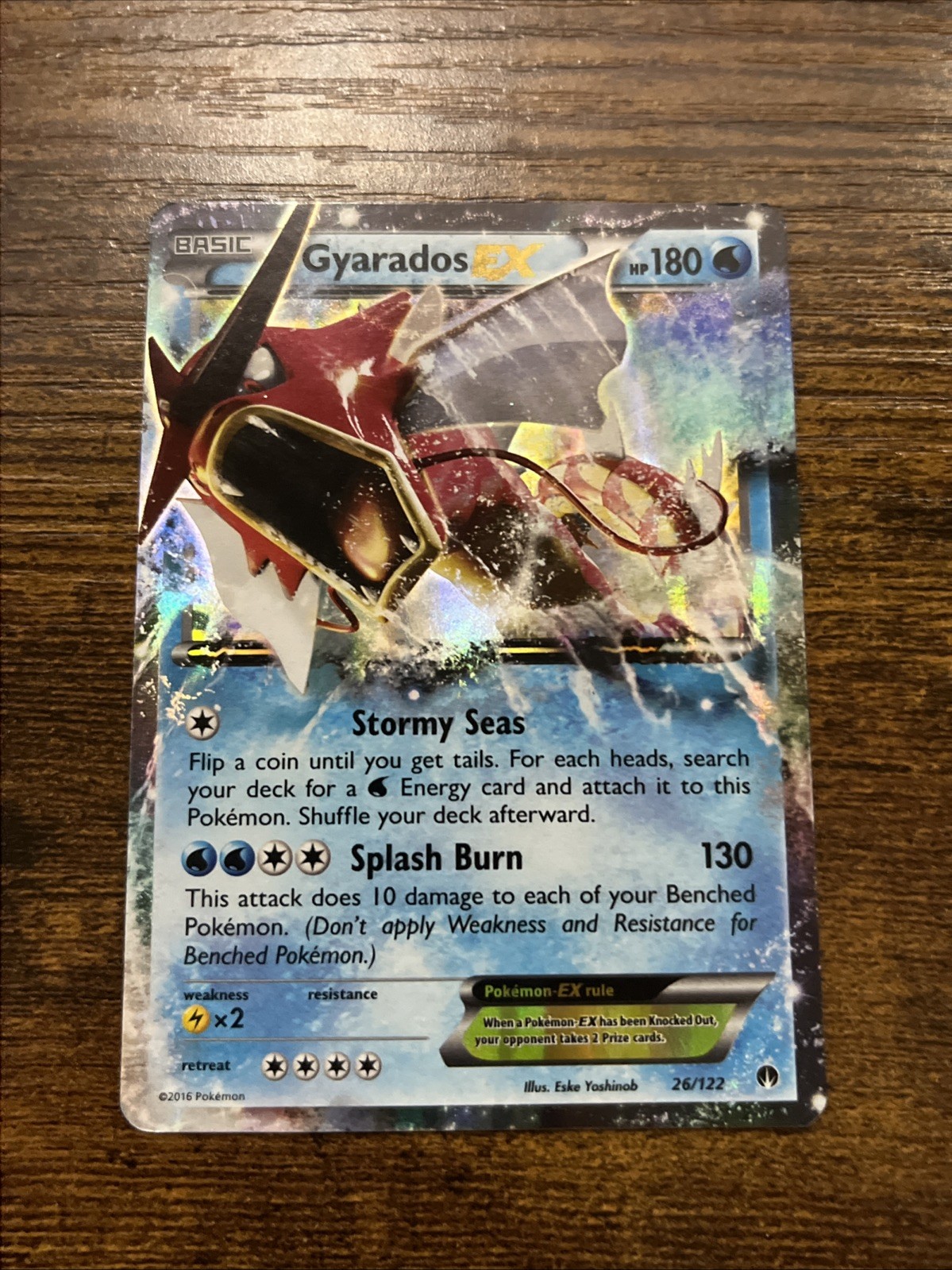 Gyarados EX 26/122 Breakpoint Holo NM