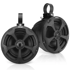 Pyle 5.25’’ Waterproof Rated Off-Road Bluetooth Speakers for ATV, UTV, 4x4-1000W
