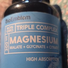 BioEmblem Triple Complex Magnesium 300mg Mala...