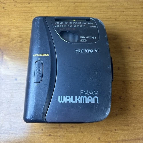 Vintage Sony WM-FX163 Walkman Portable Cassette Player AM/FM Radio Tested