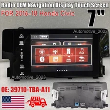 For 2016-18 Honda Civic Radio OEM Navigation Display Touch Screen 39710-TBA-A11
