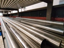Exhaust Pipe 1.75" 45mm 2m Long Stainless Steel Tube Exhaust Repair Section