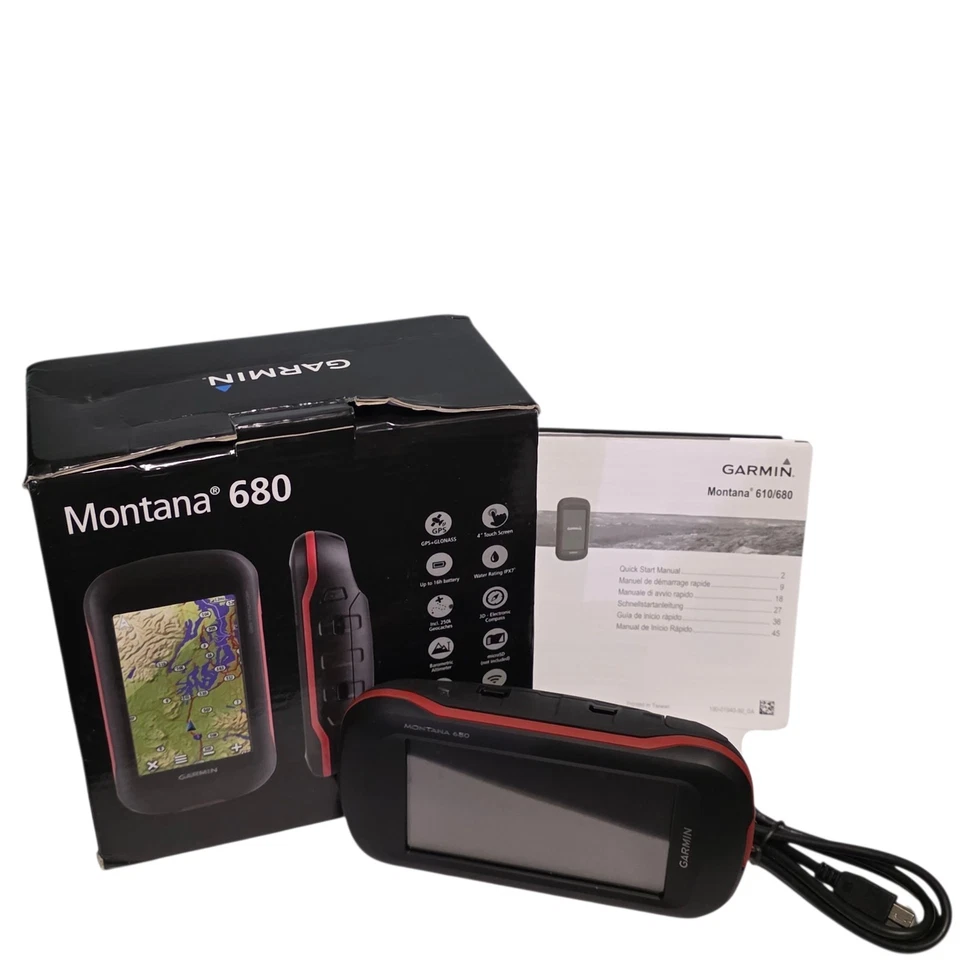 Garmin Montana 680 4 inch Touchscreen GPS Receiver - Black - Image 3 of 4