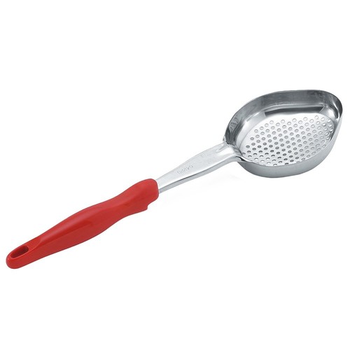 Vollrath Heavy-Duty Spoodle, Orange Handle, Stainless Steel, 14.75" L | 1/Each - Picture 1 of 1