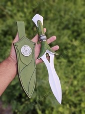 Elven Style Fantasy Dagger Handcrafted Collectible Knife for Display