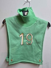Green Turtleneck Sweater Vest Dickey 19 Embroidered L 53