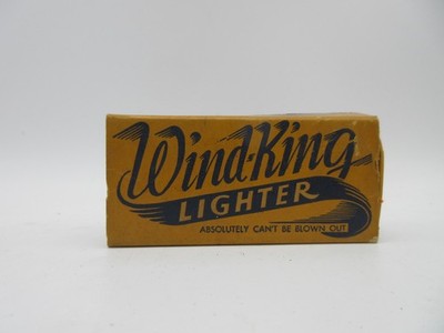 Vintage WWIl Era 1940's Wind-King Foxhole Blackout Rope Lighter In Box