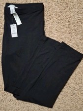White House Black Market Leggings Womens Size Large Pull On Pants Black WHBM NWT