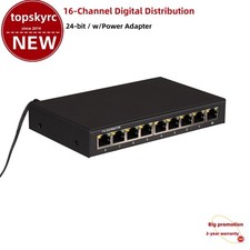 P16D 16CH Digital Distribution Module 24Bit Splitter for Personal Monitoring