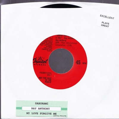 RAY ANTHONY - 45RPM - (INSTRUMENTALS BOX-1)
