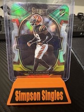 Cameron Taylor-Britt - 2022 Panini Select - Green Yellow Die Cut #72 - Bengals