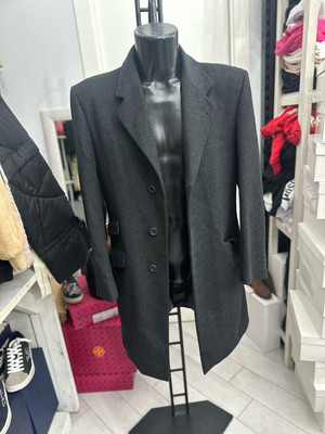 Antica Sartoria Cappotto In Misto Cashmere 8%, Usato Uomo Man Tg48