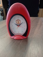 Manchester United FC Alarm Clock Desk Clock Working Good Condition Man Utd Fan