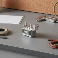 1:64 Scale Transformer Model Highly Detailed Miniature Power Transformer