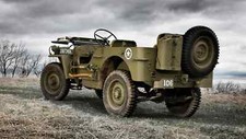1944 Willys Mb Jeep Wwii Poster 24 X 36 Inch 