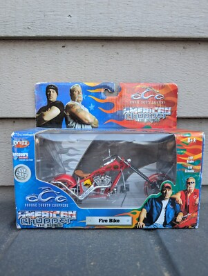 2004 Orange County Choppers American Chopper 1:18 Scale Fire Bike