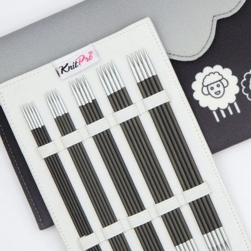 KnitPro Karbonz Double Pointed Needle Set 6"(15cm) -Deluxe - Picture 5 of 6