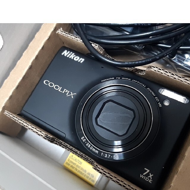 Nikon ニコン COOLPIX S6100 ブラック 動作OK Amazon.com : Nikon COOLPIX S6100 16 MP Digital Camera with