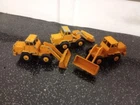 Matchbox Lesney Lot: 3x No.69 Tractor Shovel various conditions