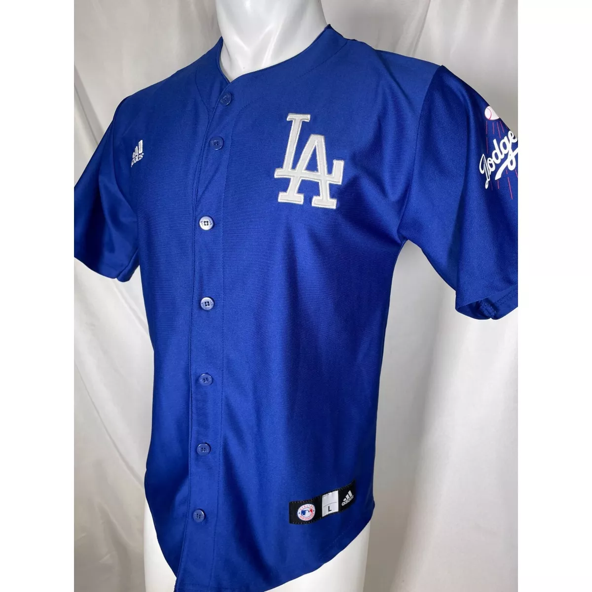 VTG Los Angeles Dodgers Adidas Blue Batting Practice Jersey Youth