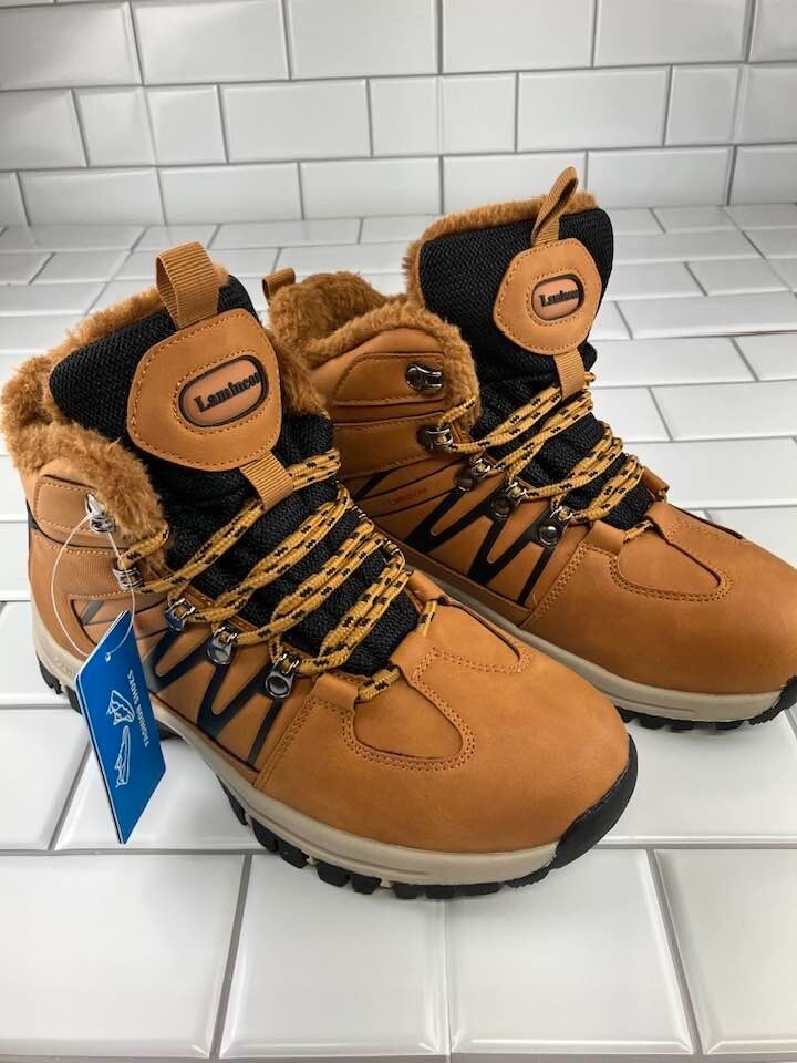 Lamincoa Winter Snow Hiking Boots For Women Fur-Lined Wheat  display picture 1