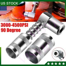 4500 PSI Grease Nozzle Adapter Grease Gun- Accessory 90 Degree Grease Coupler US